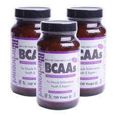 Bluebonnet BCAAs素食膠囊, 120 件, 3個