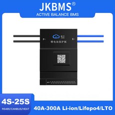 JkBms 활성 밸런스 Bms 4S 8S 12S 13S 14S 16S 17S 20S S 스마트 Lifepo4 리튬 이온 Lto 배터리 40A 60A 80A 100A 150A 200, [11] BD4AS4P