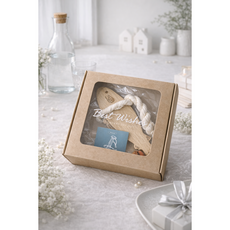 보코니 복을 부르는 액막이 명태 차량 현관 걸이형 집들이 이사 개업 선물 포장, 메이플원목 대 주황 복주머니