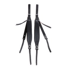 shangren 아코디언 저음 숄더 스트랩 벨트 80/96/120 베이스 아코디언 부품 Accs, 블랙, PU 가죽, 1개
