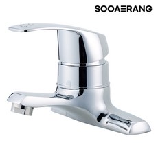 국산 수애랑 4인치 세면기수전 세면대수전 SMF-103 투홀수전, 1개