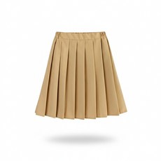 UPPERCUT 여아 솔리드 컬러 미디 스커트 주니어 밴딩치마 플리츠 스커트 초등학생 테니스치마 스쿨룩 랩스커트 주름치마