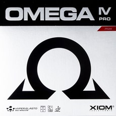 엑시옴 탁구러버 오메가 4 프로, 검정, 1개