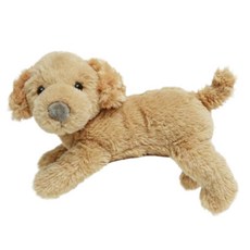 MC2626 손인형 엎드린 브라운 강아지