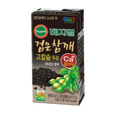 베지밀 검은참깨 고칼슘 두유 190ml x 48팩 264524