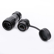 WEIPU SA24 Cat6 패널 마운트 네트워크 이더넷 RJ45 커넥터 M24 8 핀 인터넷 수-암 신호 어댑터 패널 마운, 02 nut set, 01 Silver, 1개