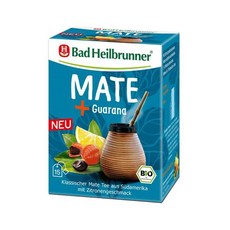독일 바드하일브루너 남미산 클래식 마테 + 과라나 허브차 티백 Bad Heilbrunner mate tea, 2개, 15개입, 1.8g