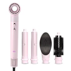 오아 에어셋 음이온 4in1 멀티 헤어 스타일러 1400W, OHA-026PK, 핑크