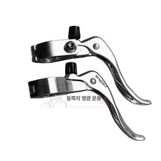 자전거 브레이크 세트 포함 케이블, 1개, 1cm, 실버 왼쪽+오른쪽 브레이크 세트
