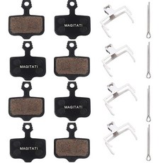 세미 메탈릭 바이크 자전거 디스크 브레이크 패드 2쌍 Sram Avid Elixir 1 3 5 7 9 R ER CR Mag Level TL T XX X7 X9 XXWC DB1