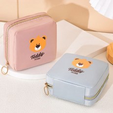 귀여운 곰 지퍼 생리대파우치 swg+38450wp