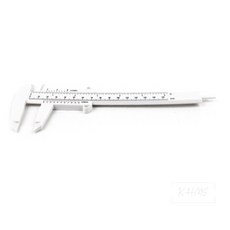 경희의마실 플라스틱 버니어 캘리퍼스 150mm 측정기구, 1개, 화이트, 21cm