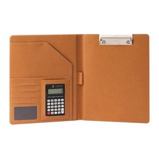 클립 레포트파일 계산기 내장 하드 가죽커버