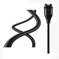 Garmin Fenix 5/6/6S/6X Pro/Quatix 5 智慧手錶專用USB充電線, 直頭USB編織線50cm, 1個