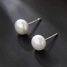 헬렌 담수 진주 귀걸이 한쌍 5mm 7mm S925 실버 데일리