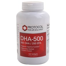 PROTOCOL FOR LIFE BALANCE 無麩質DHA-500軟膠囊, 1個, 120 件