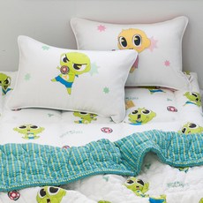 이솔홈 신비아파트 요요 순면 베개커버 40X60, 블루(40x60)솜별도