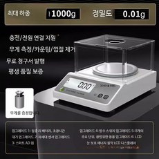 정밀 전자저울 실험실 보급형 약국 연구실 보석 산업용 계량용 분석, 1개, I_원형 접시 1kg 정밀도 0.01
