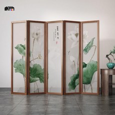 가림막 잔치 인테리어 돌잔치 단문 고급 병풍 차례상 환갑 레드, 로즈/5선 1ea