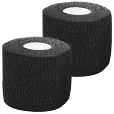 파라오스포츠 라텍스프리 저자극 뮬러 볼링 리프팅테이프, 블랙, 2개