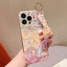 에르모사 갤럭시 S23 S23플러스 S23울트라 케이스 GALAXY PHONE CASE 벚꽃 핸드 스트랩 폰케이스