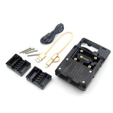 1050 1090 1190 모험 ADV 오토바이 브래킷 마운트 스마트 폰 GPS 홀더 네비게이션 브래킷 클립, [06] Orange-22mm 12mm, 1개