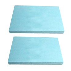 shangren 2 팩 경치 좋은 폼 슬래브 폼 벽돌 폼 보드 디오라마 basefor 디오라마 모델 장면 diy 장식 액세서리 재료, 30x40x4cm, 거품, 블루