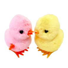 크앤비 움직이는 걸어다니는 노랑병아리 핑크병아리 태엽 인형 반려동물 고양이 장난감 세트상품, 노랑병아리(1개)+핑크병아리(1개), 1개 노랑병아리(1개)+핑크병아리(1개), 1개