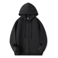 남녀공용 봄가을 데일리 루즈핏 자켓 무지 빅사이즈 후드집업 XW