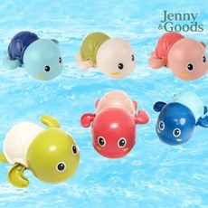 제니앤굿즈 재미존 3000 헤엄치는거북이 물놀이장난감 6개입 세트