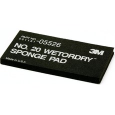 웨토드리 스펀지 패드 20 05526 52인치 x 234인치 38인치 유연하고 오래 지속되는 자동차 블랙, 1