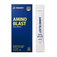 국대이야기 아미노블라스트 BCAA 운동 회복 아미노산 분말 8g 14개, 1세트, 112g