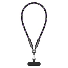 USB C 케이블 전화 손목 스트랩 매는 밧줄 240W 고속 충전 유형 C 충전기 코드 땋은 USB C 휴대 전화 충전, 0.3m