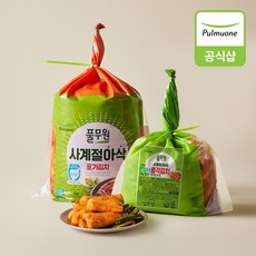 [풀무원] [생산직송] 사계절아삭포기김치4kg+총각김치2kg, 1세트