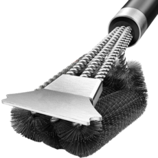 마글론 바베큐 그릴 브러쉬 석쇠 불판 철판 청소솔 스크래퍼, 1개