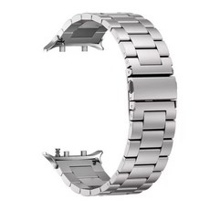 华为WatchD2表带不锈钢金属磁吸米兰三珠腕带, 三珠精钢-银色【送工具】,适用华为WatchD2【仅售表带】