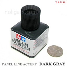 타미야 패널라인 액센트 PANEL LINE 40ml 먹선용 에나멜, 87199 패널라인액센트컬러 다크그레이, 1개