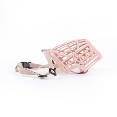 新款防扒狗狗嘴套大中小型犬寵物口罩成犬幼犬嘴籠防咬防誤食垃圾, 1個, 防扒嘴套-棕色:1號 (適用6斤左右)