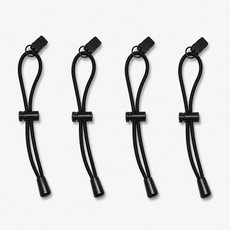 리보리아 바지 밑단 끌림방지 조절 무손상 집게, 블랙, 4개 블랙, 4개
