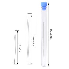 串珠針 開口針 珠寶製作利器, 1個, 組合A兩根【試管裝】