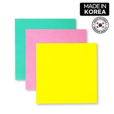 국산 고급칼라행주 1P (벌크형)/부직포행주/판촉용/홍보용/국산행주, 옐로우, 1개
