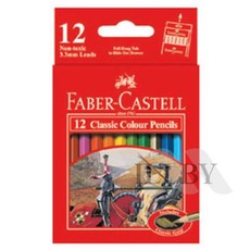 일비 미니 파버카스텔색연필 12색 색연필케이스 어린이색칠공부 그림색칠하기