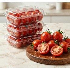 리얼에이츠 국내 산지직송 스테비아 대추 방울토마토, 1세트, 2kg(500g X 4팩)