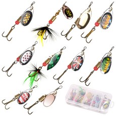 루아 메탈 스팽글 농어 미끼 아연회전미끼 10건, 열 개