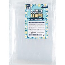 [유니아트] 뉴벌크지퍼백5호(70x100mm) 100매-신형(구형3호)/ 지퍼백/ 보관팩, 1개