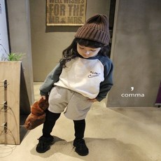 벨르팜므 콤마 반바지 레깅스