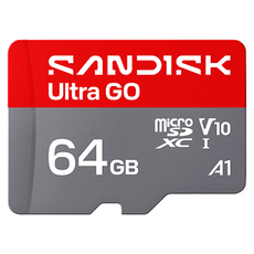 샌디스크 울트라 고 마이크로SDXC UHS-I 메모리 카드, 1개, 64GB