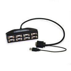 분배기 모니터 주변기기 전원 앞면 8Port Coms USB, 본상품