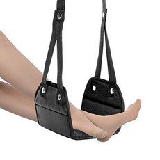 휴대용 풋레스트 비행기 발해먹 여행용 사무실 발걸이 발받침 다리 걸이 거치대, 단품, 풋레스트(일체형)블랙