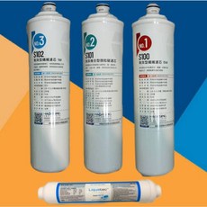 豪星牌一年份濾心 S100 S101 S102 美國 Liquatec 小T33高效複合型濾心, 1個, S100 S101 S102+T33四支